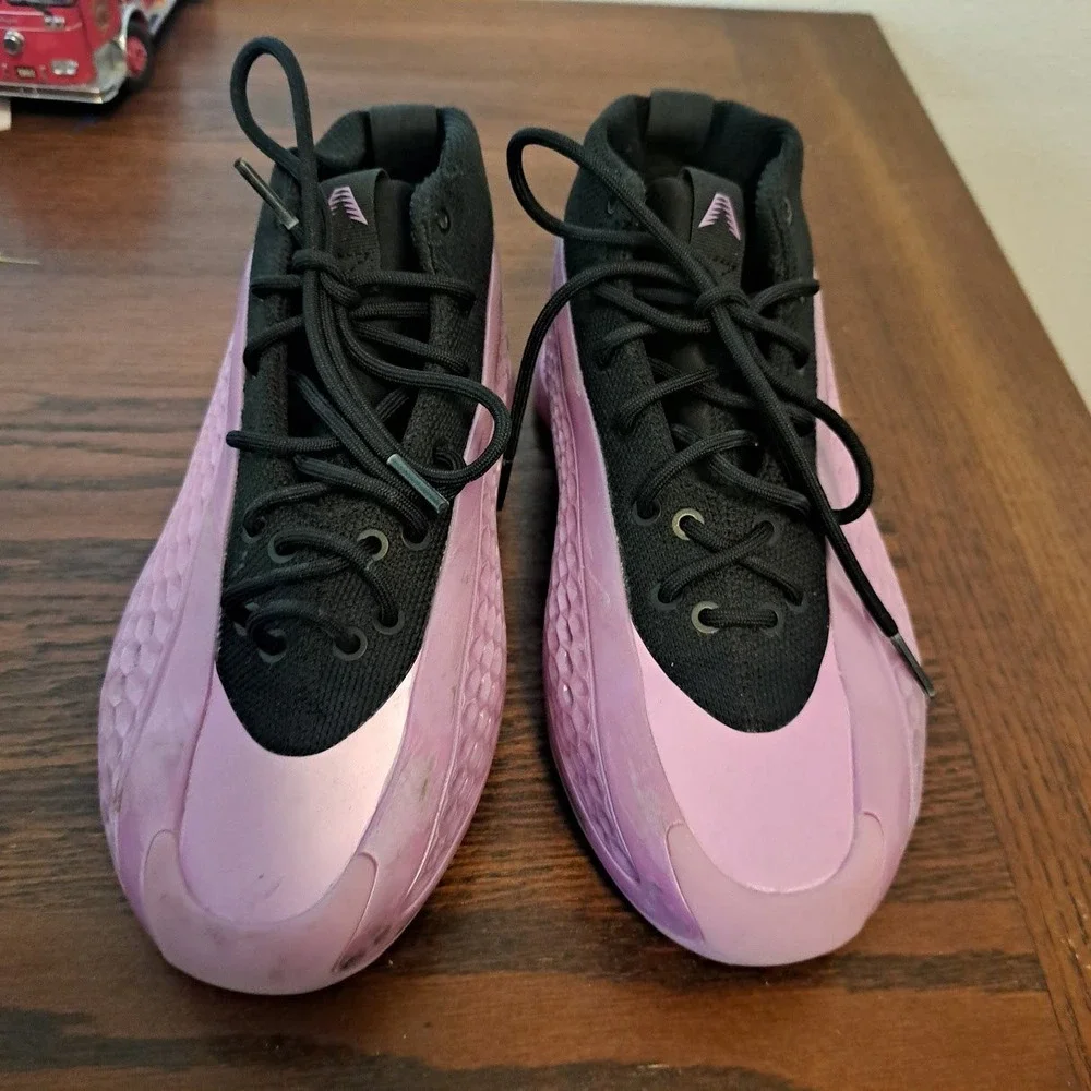 Adidas AE 1 With Love Pink Black Basketball Shoes Kids Size 5.5Y IF1862